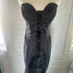 Betsey Johnson Corset Lace Up Dress
